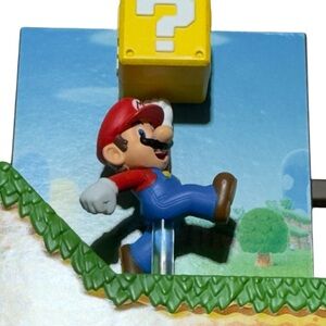 Mario Christmas Ornament Nintendo collectible Super Mushroom Block Retro Gamer